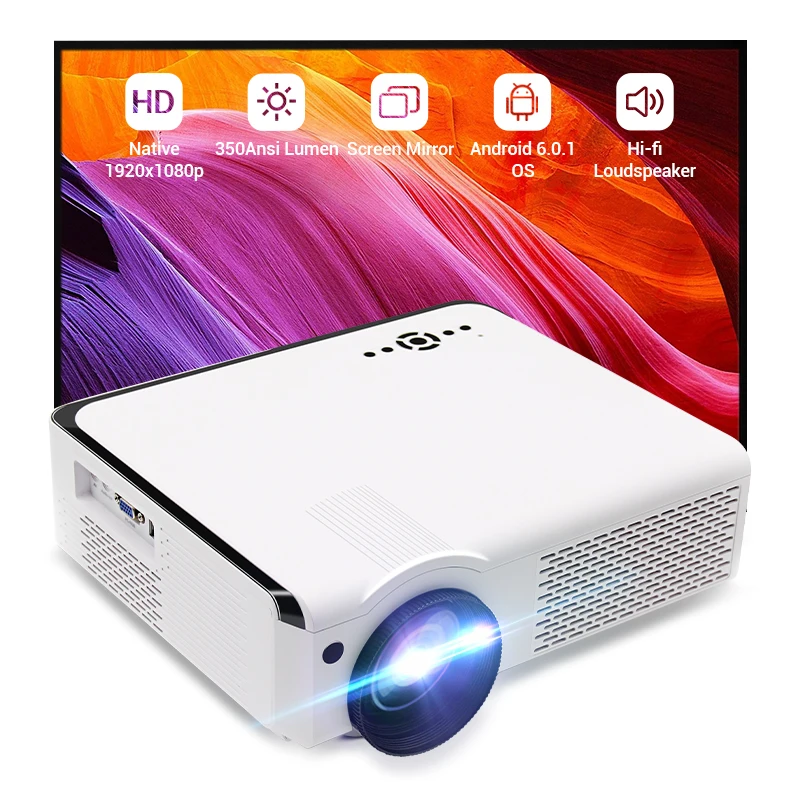 Factory OEM ODM High Lumens Native 1080p Projecteur Full HD 4K LCD LED Video Portable Home Theater Multimedia Beamer Projectors