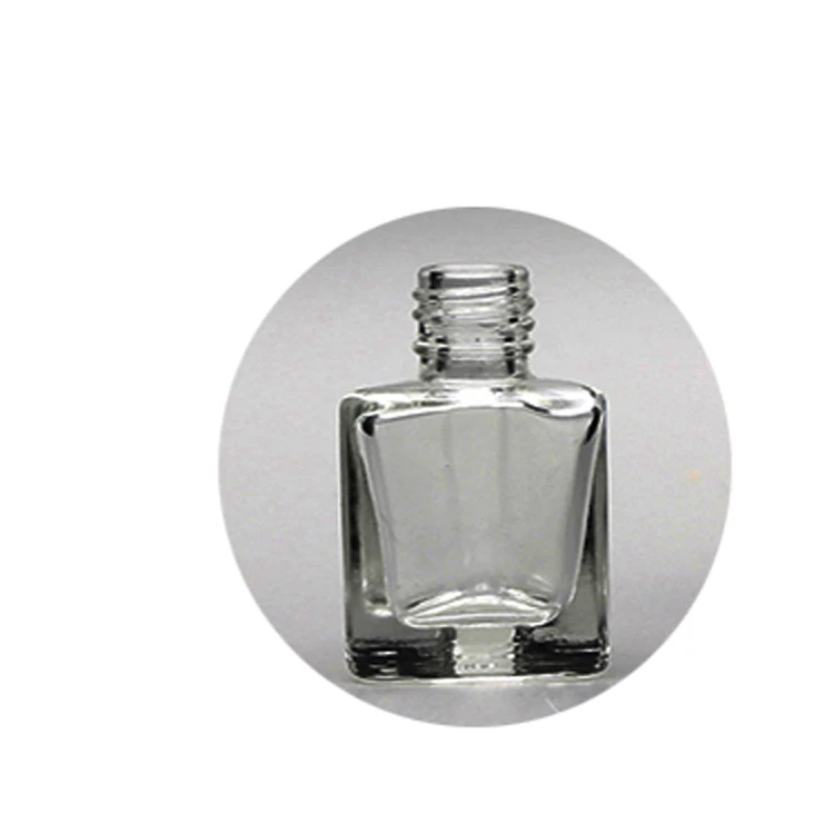 7ml empty nail polish bottle FD1969 private logo nail polish glass bottle 13/415 neck transparent cosmetic nail polish bottle