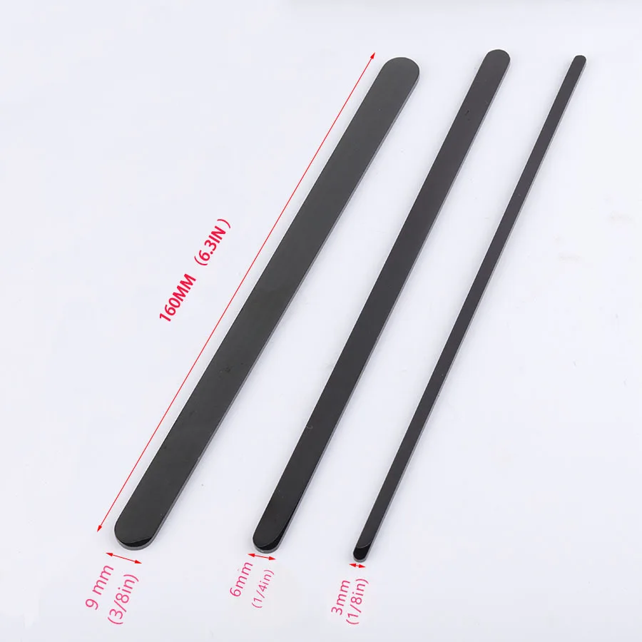 Different Size Stainless Steel Custom Bracelet Material Blank Flat Bar for DIY Cuff Bracelet Handmade Stamped Bangle