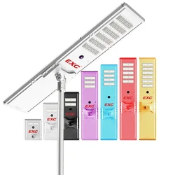 EXC antique 5g smart dongguan 75w 90 watt professional manufacture solar flood led street lamp with sound