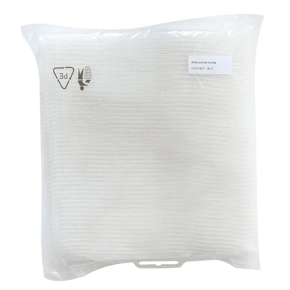 white anti hail net,60g