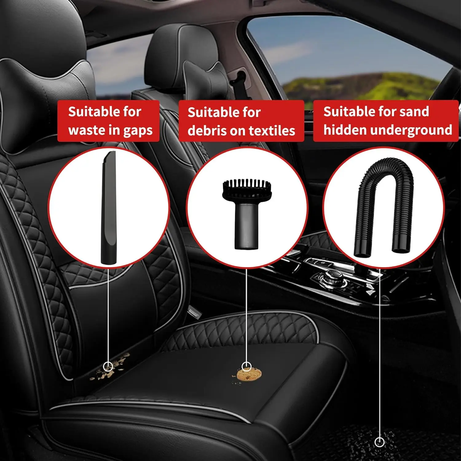 Cordless Stick Household Strong Suction Vacuum Cleaner Battery-Operated Handheld Portable Vacuum Cleaner for Home