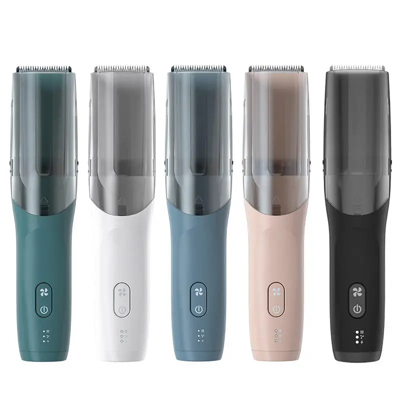 Vacuum Waterproof Cordless Rechargeable Electric Hair Clipper Barber Trimmer Hair Cutting Machine