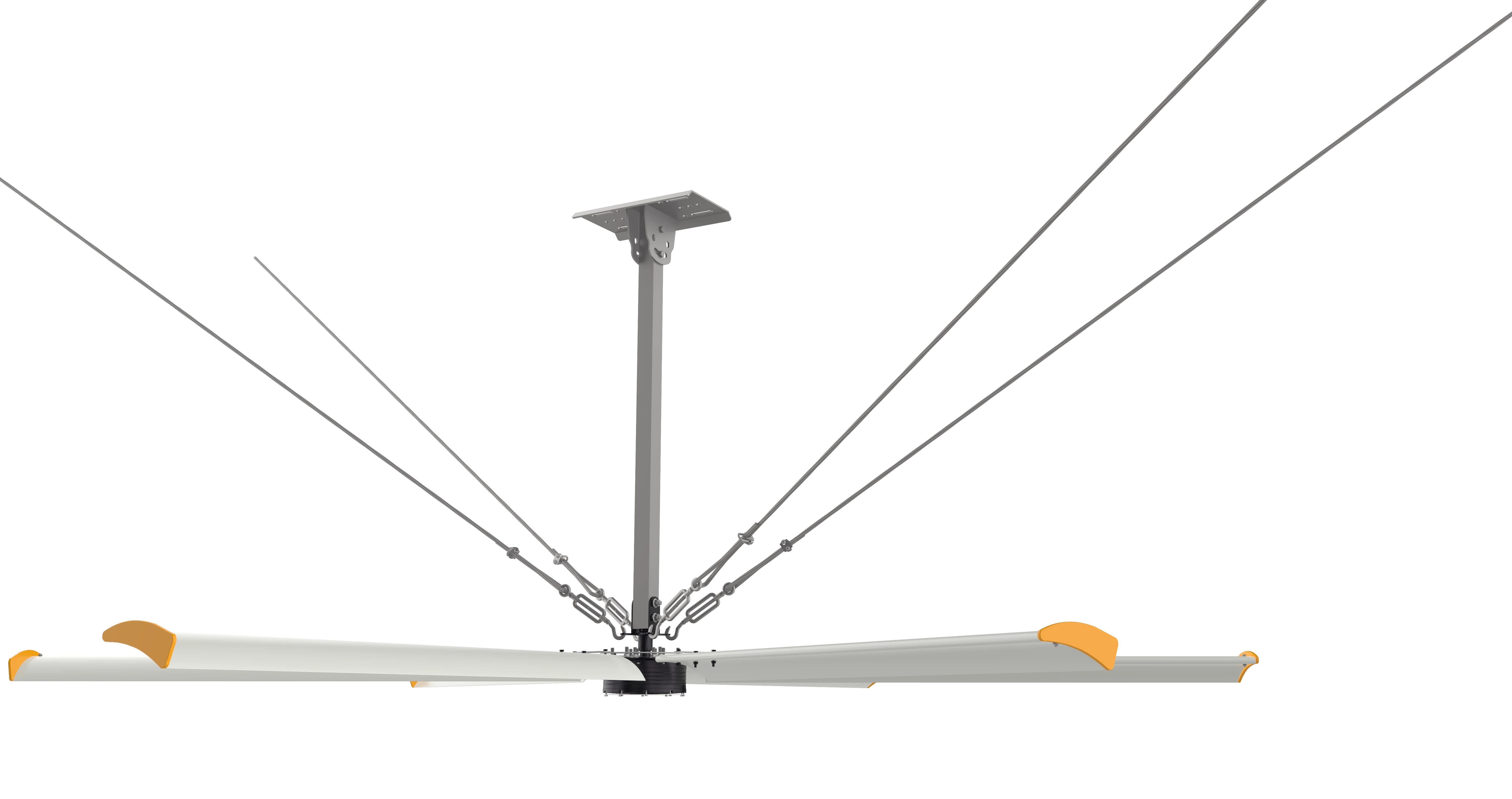 18ft 5500mm  HVLS Industrial Large Ceiling Fan with direct drive PMSM Motor