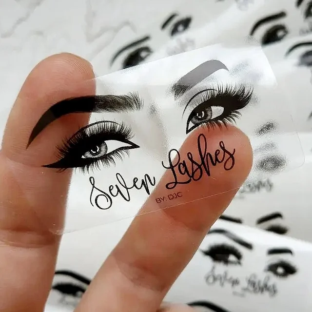 Waterproof Clear Transparent PVC Paper Printing Label Sticker Vinyl Labels