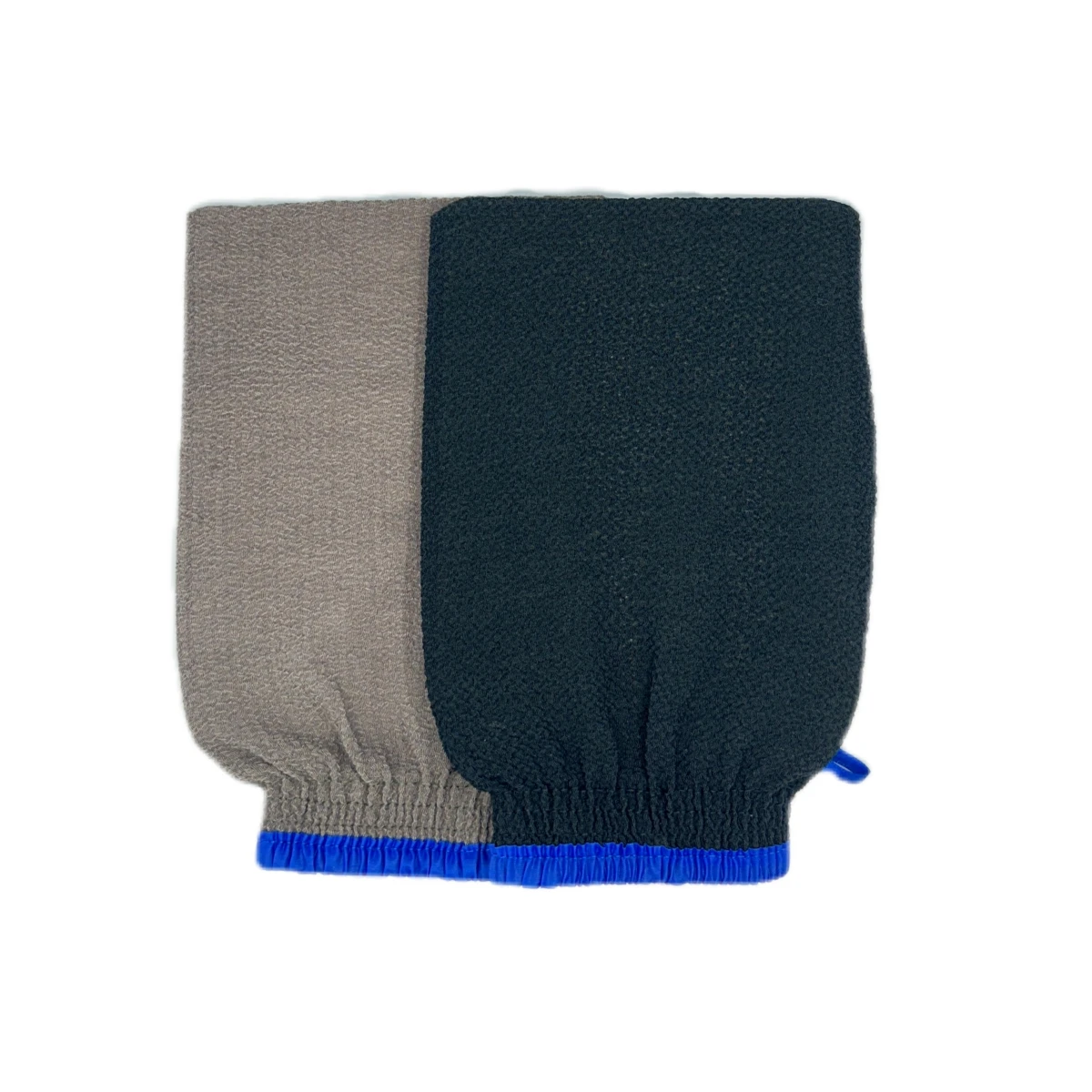 Private logo hot sell Morocco exfoliating glove smell removal glove grey viscose bath gloves