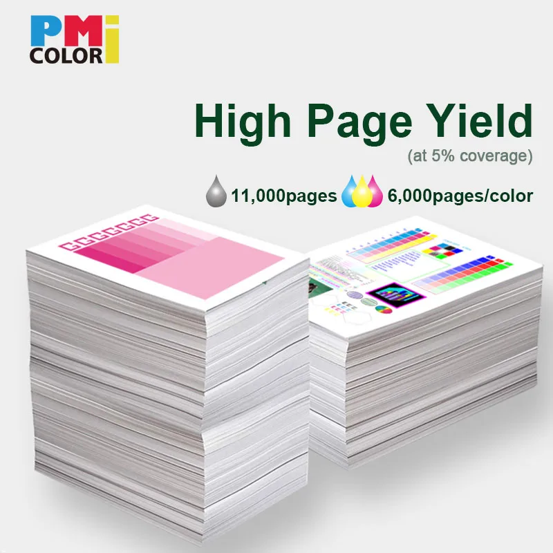 PCI brand High Quality Compatible Color Ink and Toner Cartridge CE400A CE400 CE400X for HP Laserjet 500 M551DN M551XH