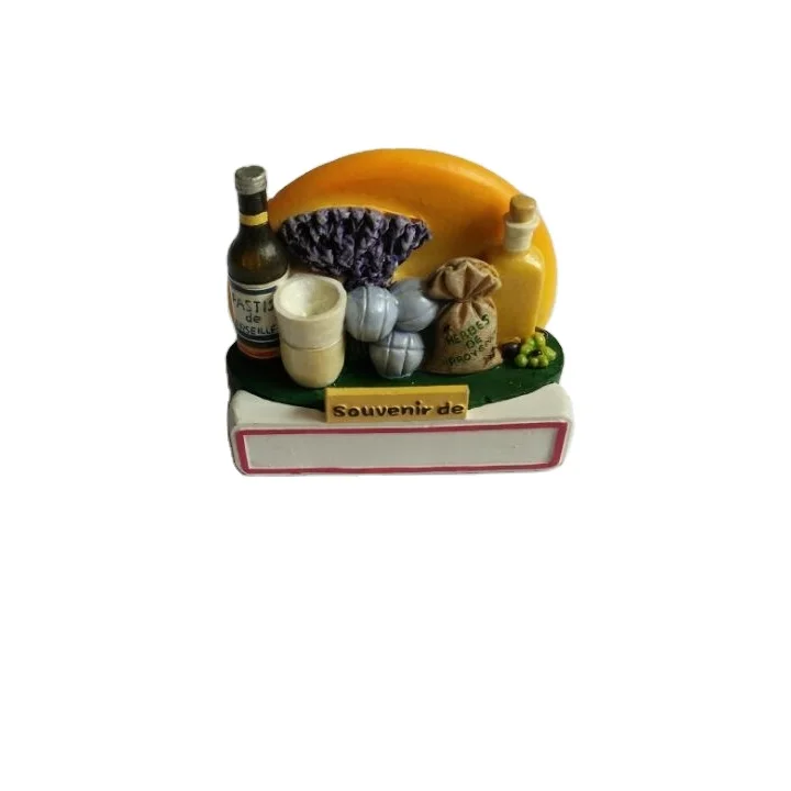 Custom 3D resin magnetic fruits vegetable