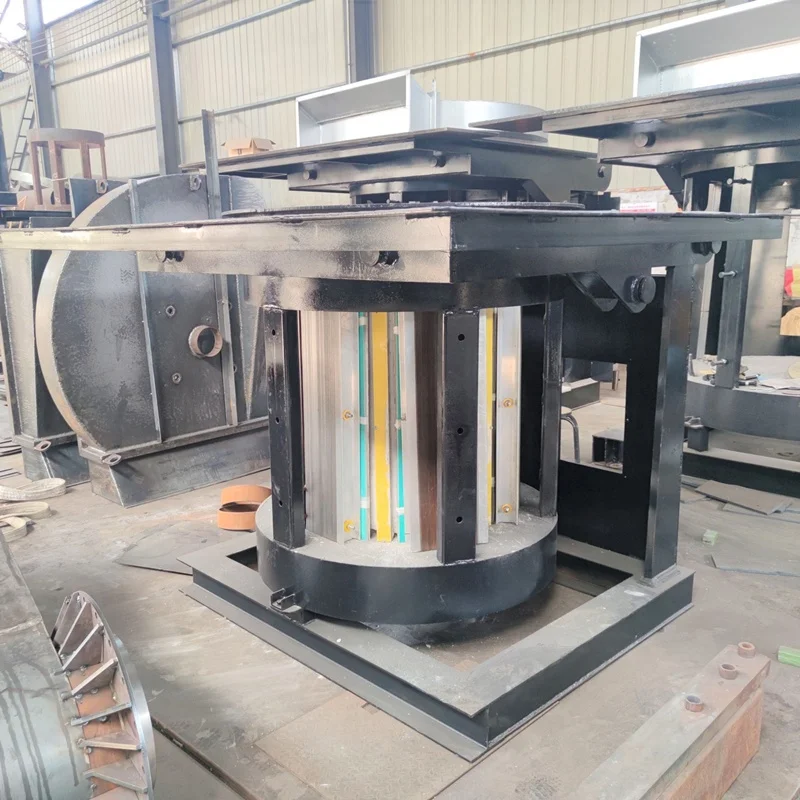 KGPS 3T induction electric steel scrap iron melting furnace oven