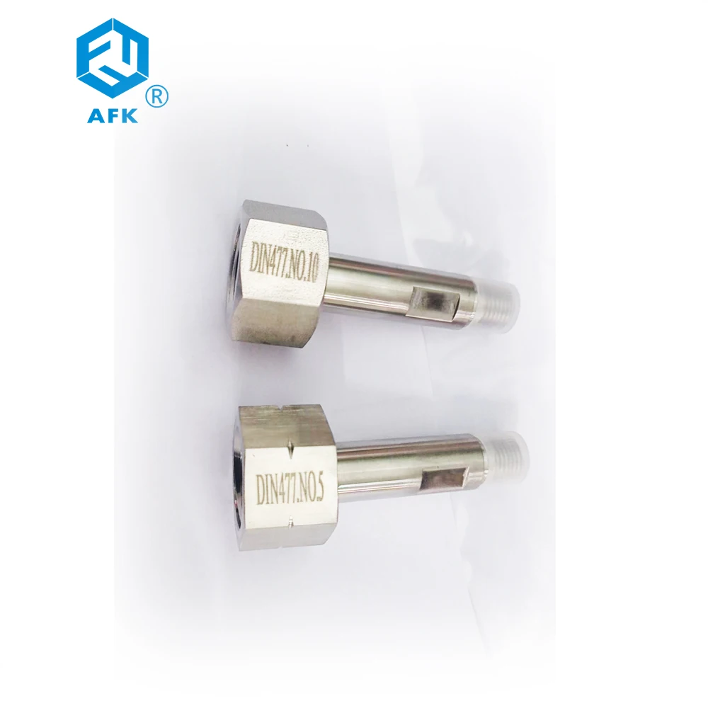 AFKLOK Stainless Steel Cylinder Coupling DIN477.NO1 NO5 NO6 NO8 NO9 NO10 1/4in Male NPT
