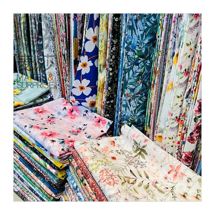 Wholesale printing Fabric Kids Fabric flowers Liberty Skirt Lawn Or Dress Cotton Fabric Cotton Liberty