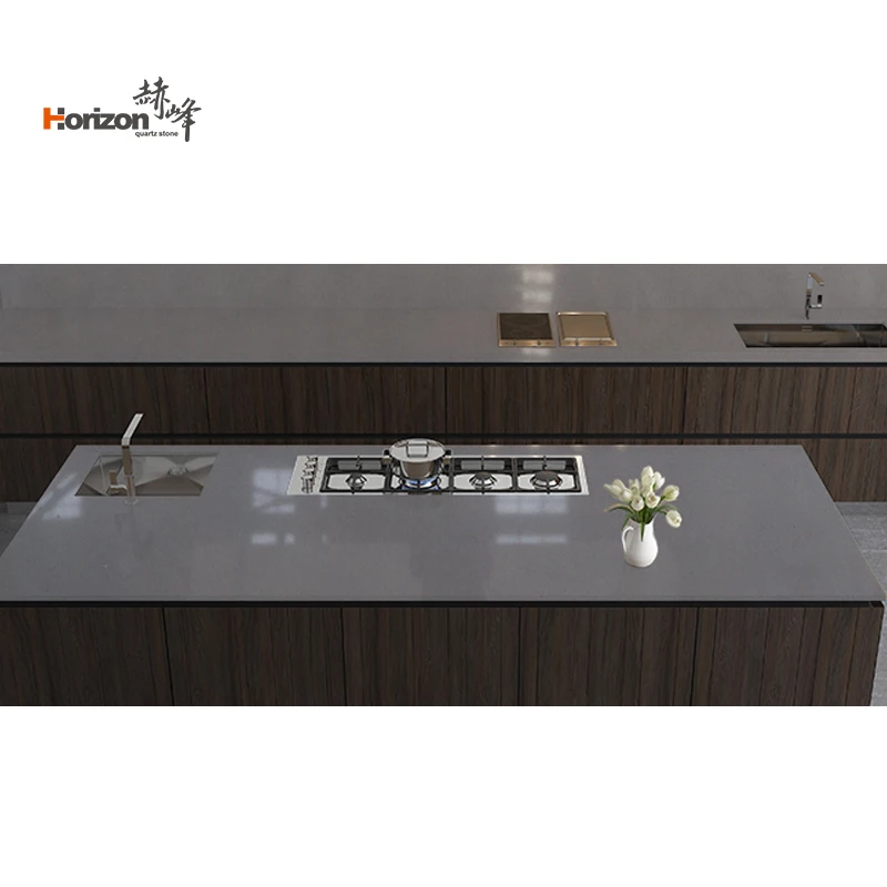 Horizon countertop quartz manufactures in China quartz stone slabs artificial stone kitchen countertops