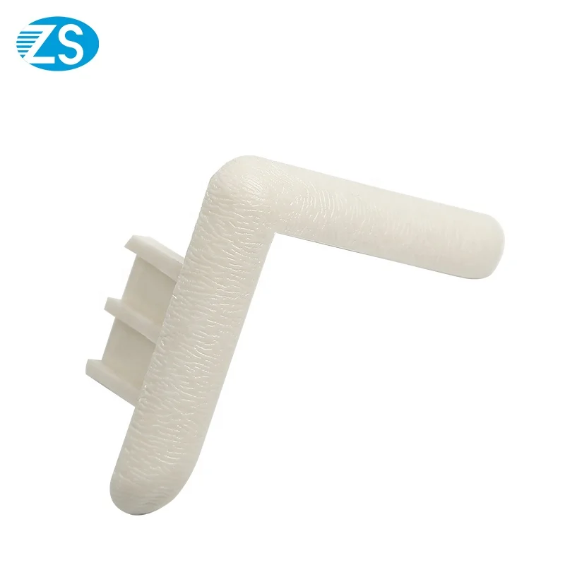 ZS 75*75mm vinyl guard aluminum retainer plastic wall protector PVC wall guard for hospital corridor