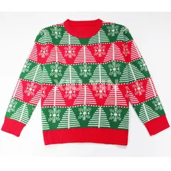 2021 ugly Christmas knit  sweater Christmas Tree pattern classical cardigan winter thick sweater Christmas gift