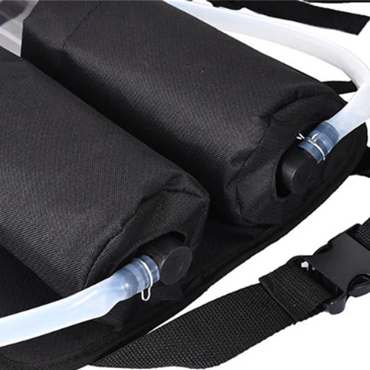 Shoulder backpack wine cannon drink beer machine jug machine Double barrel double tube dispenser wine rack outdoor bar supplies
