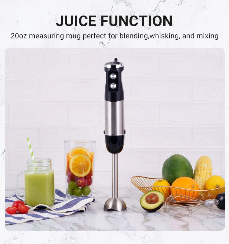 Wholesale multifunctional baby food machine High speed electric hand blender with egg whisk and milk frother