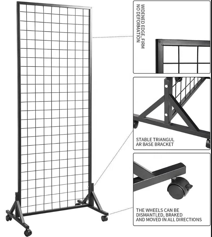 Girdwall Panel Tower,  Grid Wall Display Rack, grid wall panels