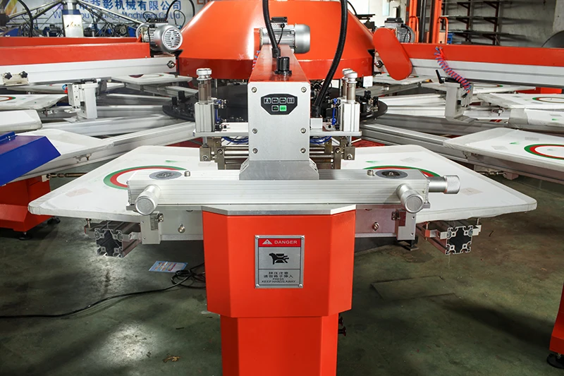 Chinese factory semi auto screen printing machine
