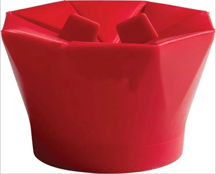 wholesale kitchen tools foldable microwave oven silicone popcorn makers machine bucket bowl