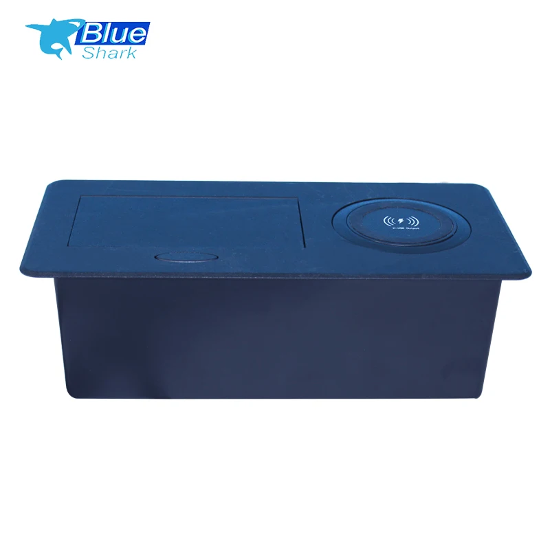 US Standard Table Hidden Pop Up Power Socket 10W Wireless Charging Pop Up Socket Kitchen Smart Phone USB Pop Up Socket Outlet