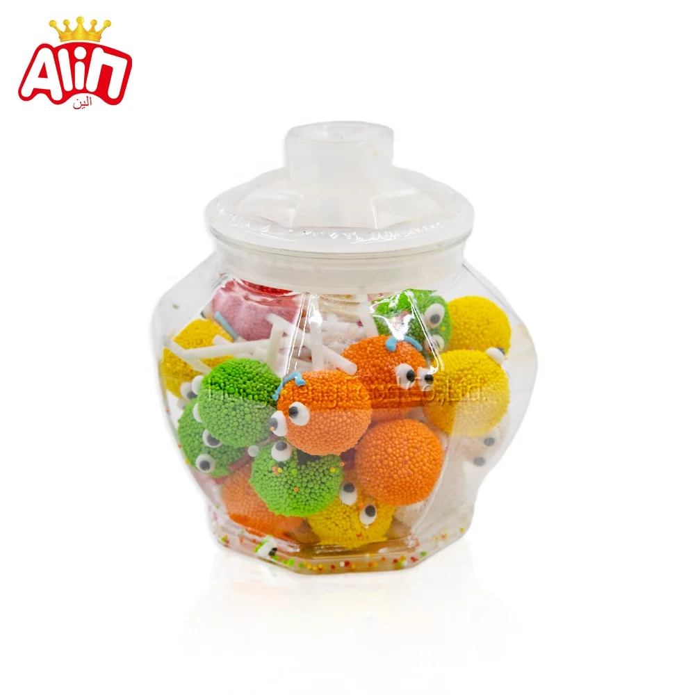 wholesale food supplier  lollipops toy  minis bball candy  Anise bottle sesame colorful cartoon lollipop