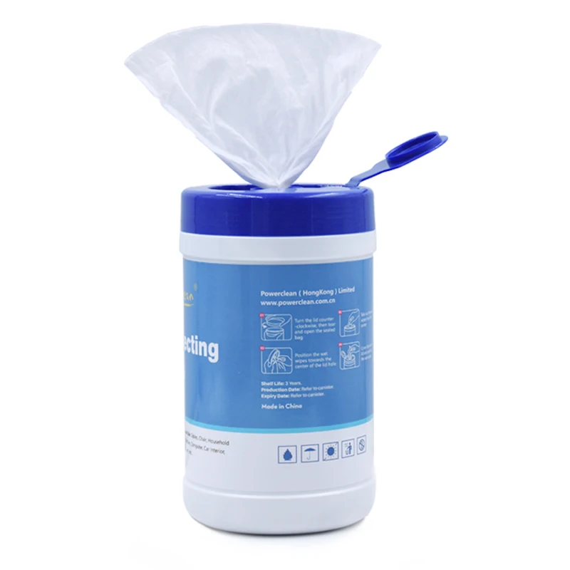Guaranteed Tube Wrapped 75% Isopropyl Disinfecting Wet Wipes