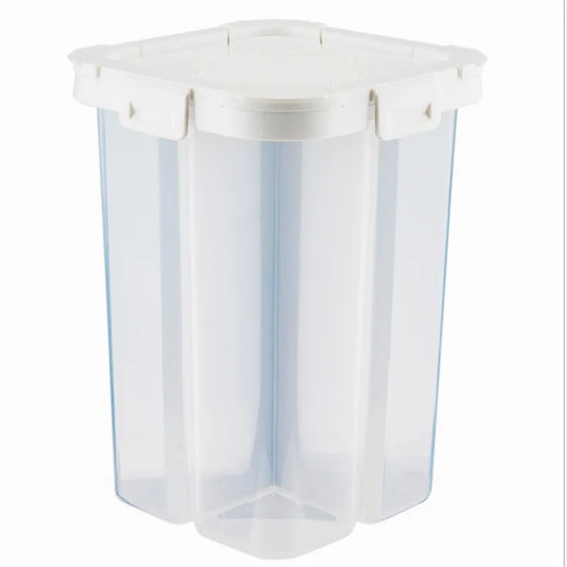 Cereal Storage Container Food Storage Containers for Cereal Snacks Sugar Cereal Dispensers with 4 Grids