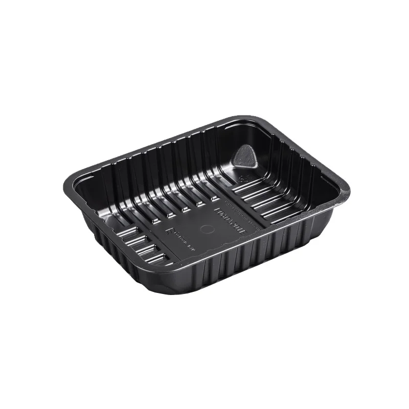 New Design Turned Edge Vacuum Formed PET PP Plastic Meat Tray For Supermarket Foam Food Packaging Trays