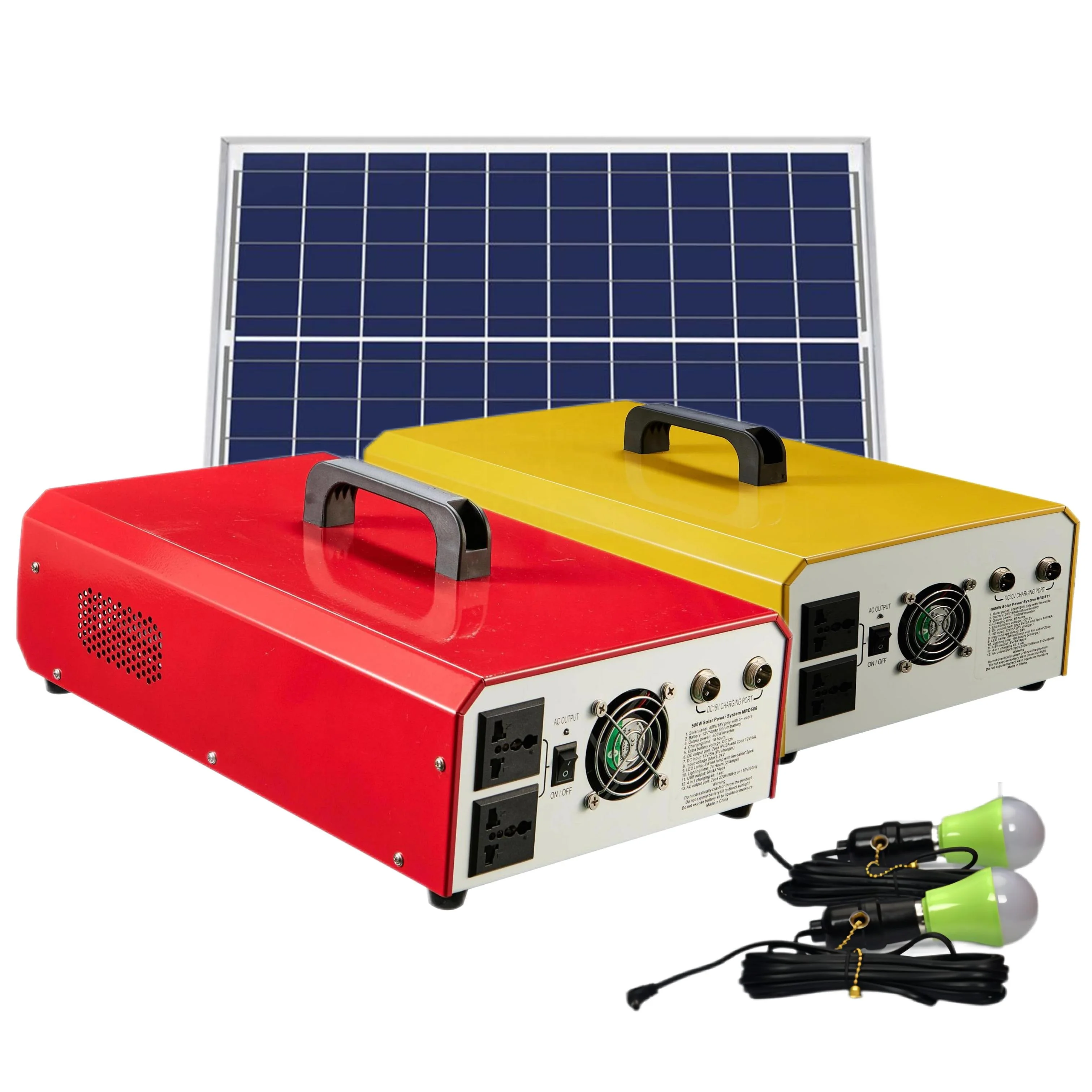 Solarway portable solar generator power station with battery portable solar home appliance charging system for home