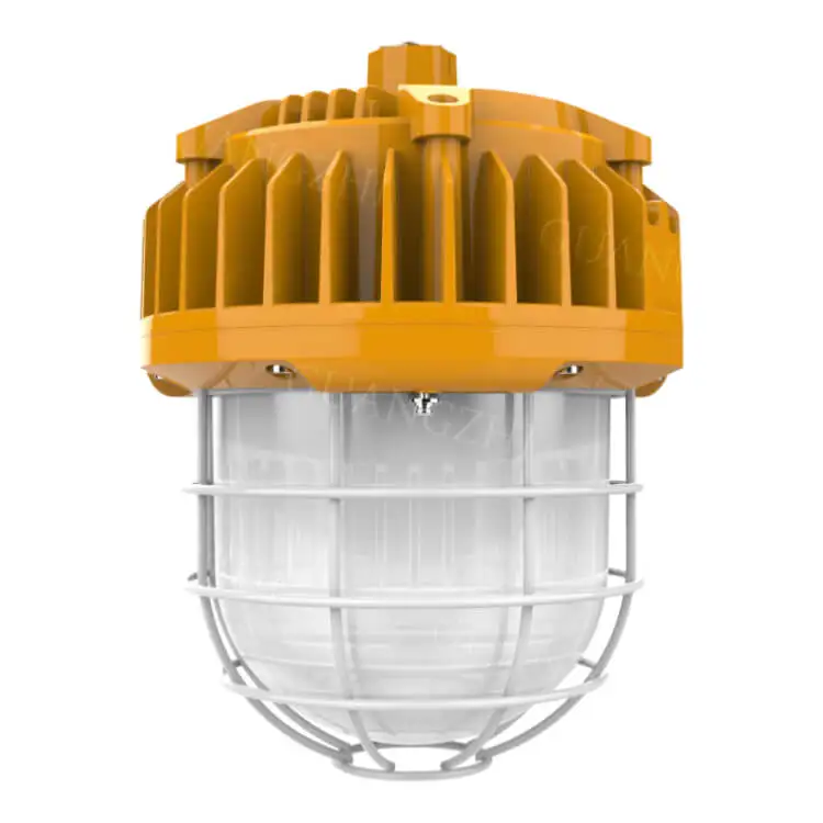 ATEX Aluminum Industry Hazardous Explosion-proof Flood Highbay 100-277V 30-200W Warehouse 60W LED Explosion Proof Pendant Light