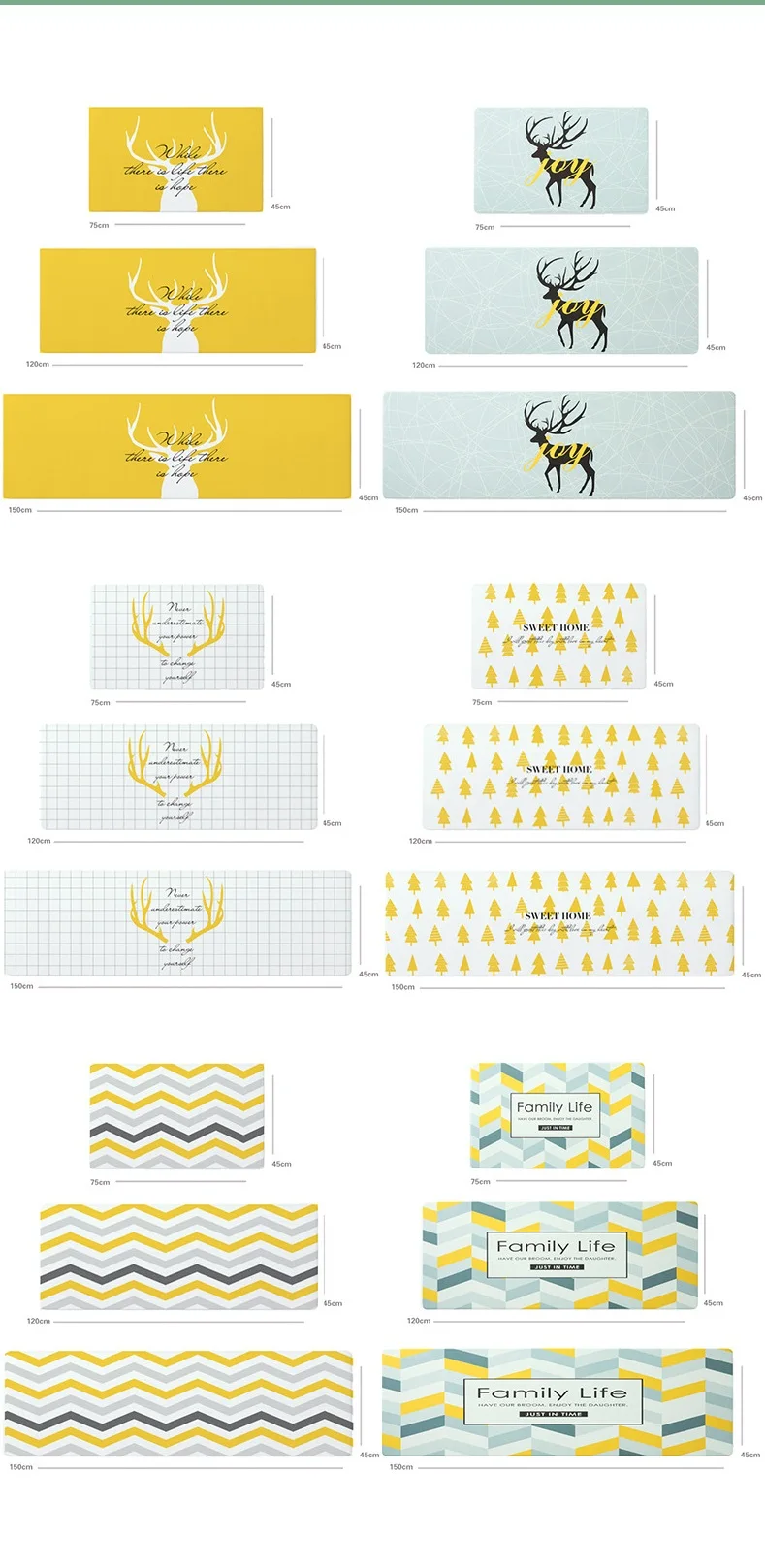 
Hot sale Anti fatigue PVC Mats Anti-slip Foam Kitchen Floor mat for floor 