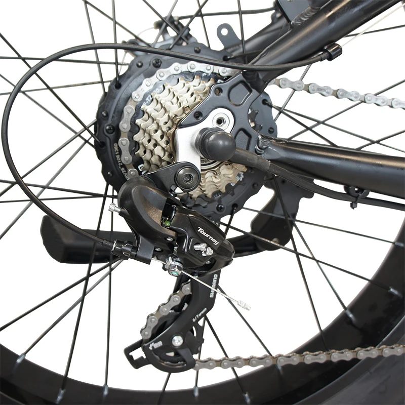 Factory 26inch fat tire 7 speed Mountain 750w 1000w 2000w enduro ebike Aluminum Alloy frame electric bicycle