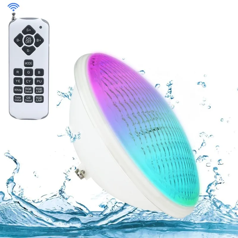 
European Regulations 20W 36W 40W Par56 ABS PC Swimming Pool Lights Led Underwater RGB Pond Lights 