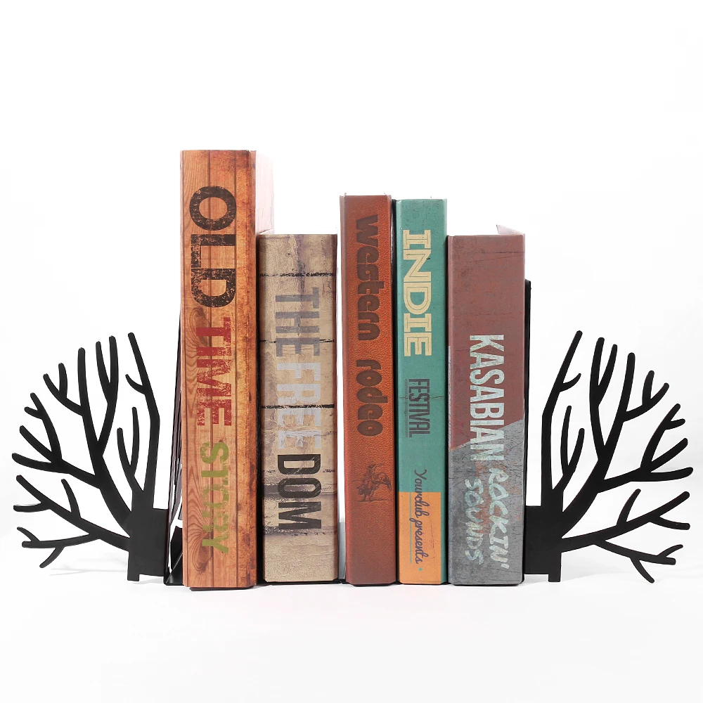  Высококачественная металлическая подставка для книг журналов файлов лось металлические