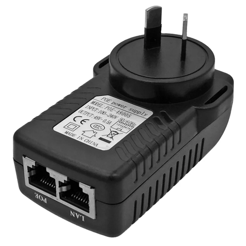 POE Power Supply 48V0.5A Bridge POE Power Module CPE Wireless AP Monitoring Camera POE Injector Adapter for Ethernet IP Camera