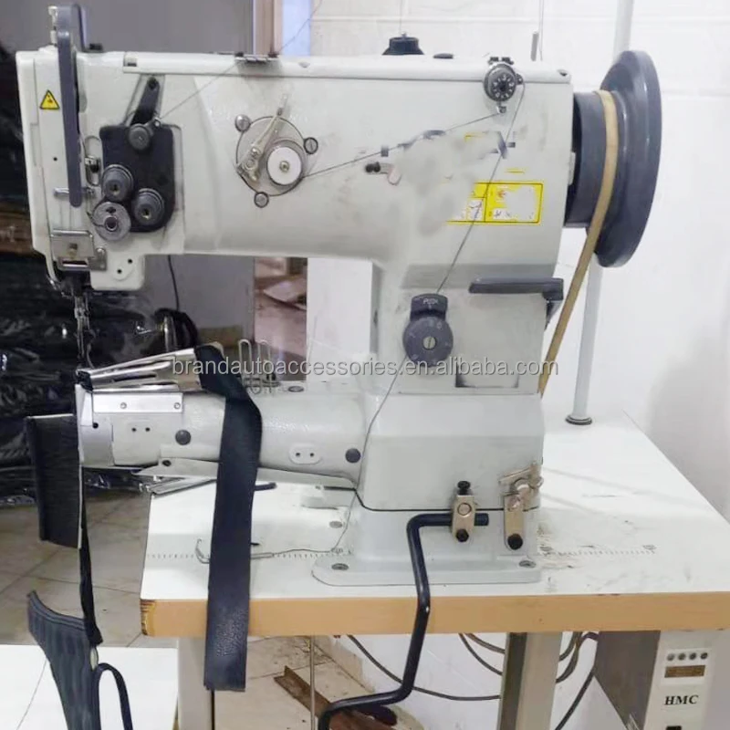 Heavy Duty Industrial Long arm fabric industrial sewing machine for leather car mats