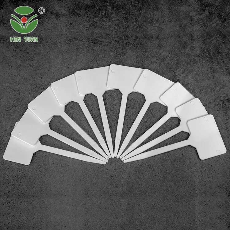 China factory Plastic Plant T-Type Tags Nursery Garden Labels for outdoor garden
