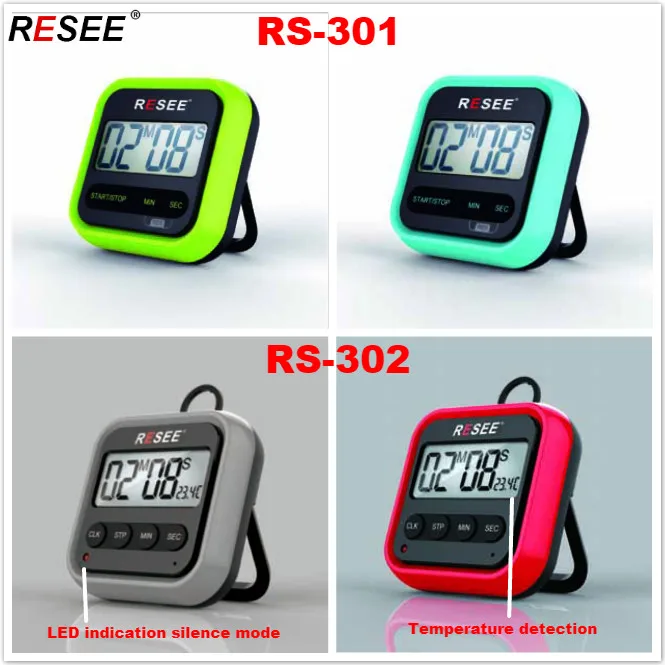 Resee Large Lcd Kitchen Cooking Digital Timer Countdown Washing Machine Digital Timer