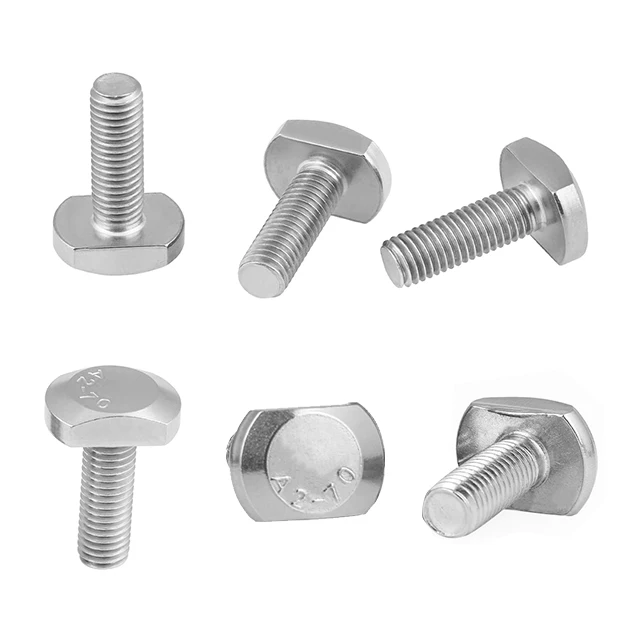 manufacture Direct Sales Rohston Nice Price and Quality Blue And White Zinc Stainless Steel 304  Screw Extension Screw T bolt