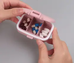 Eco Pill Box Medicine Organizer Waterproof Portable Pill Holder Travel Pill Storage Cases