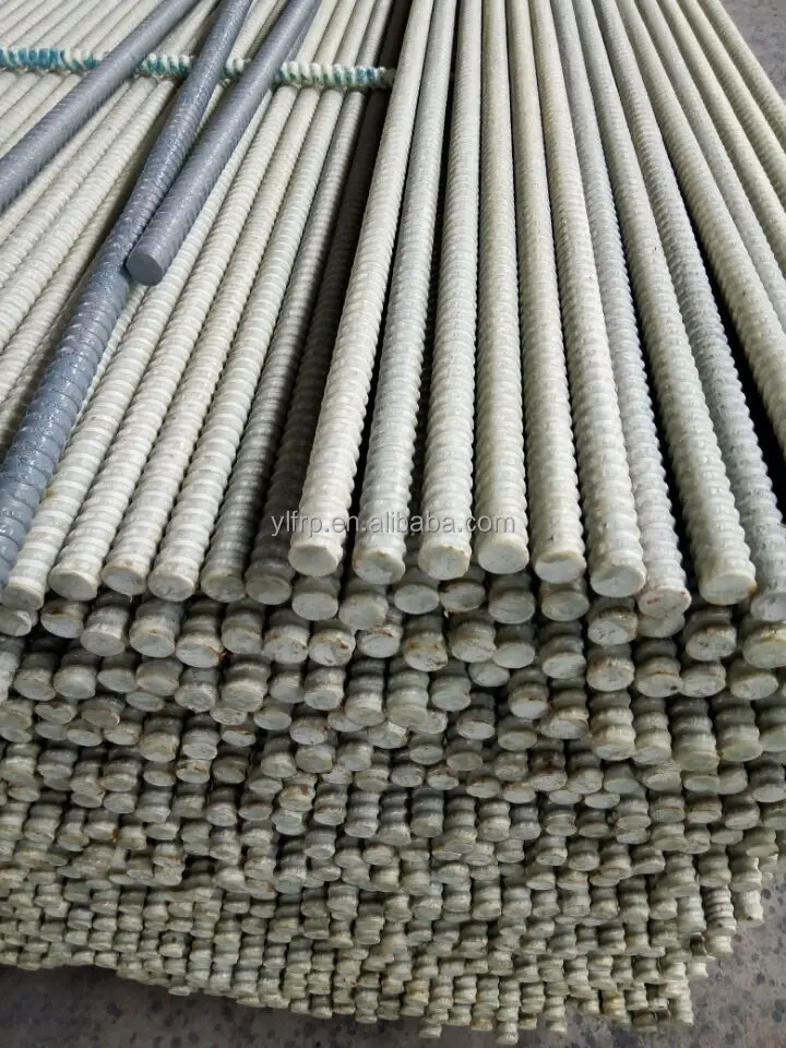 Pultrusion FRP Glass Fiber Reinforced Plastic GFRP Fiberglass Rebar for Soil Nail project