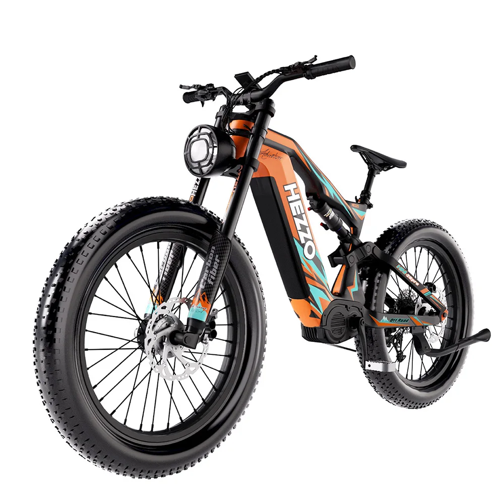 Carbon fiber electric bicycle eight sided assist model mountain bike  off-road racing manufacturer for sale