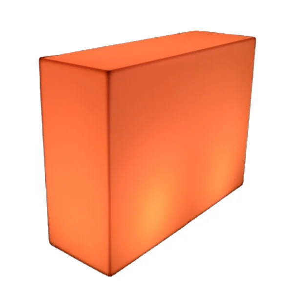 Disco ktv dj entertainment round led glow top poseur table bar counter led event furniture