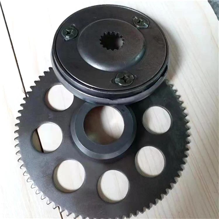 Process treatment steel metallic Scooter Qiaoge Fuxi 100 motorcycle engine overrunning clutch