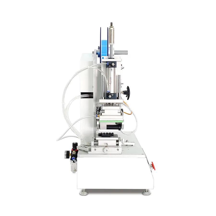 Simple maintenance guarantee labeling machine plane Wood packaging semi-automatic