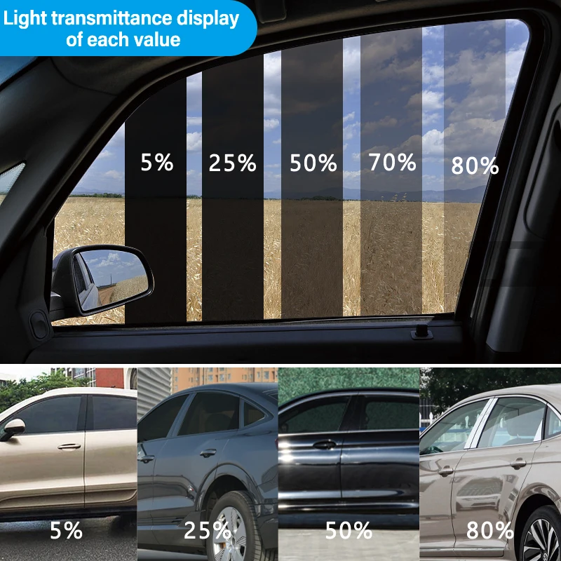 Car Exterior Accessories UV 99% Reflective 3M Window Film High Thermal Insulation Protective Safety Solar