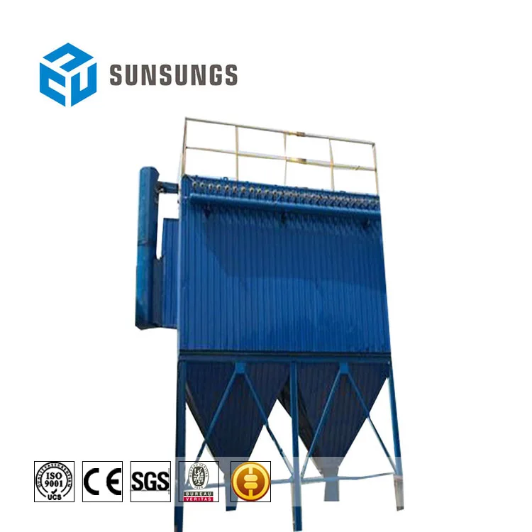 
Indutrisl Impulse Baghouse Filter Type Dust Collector For Boiler/Industrial Dust Extractors 