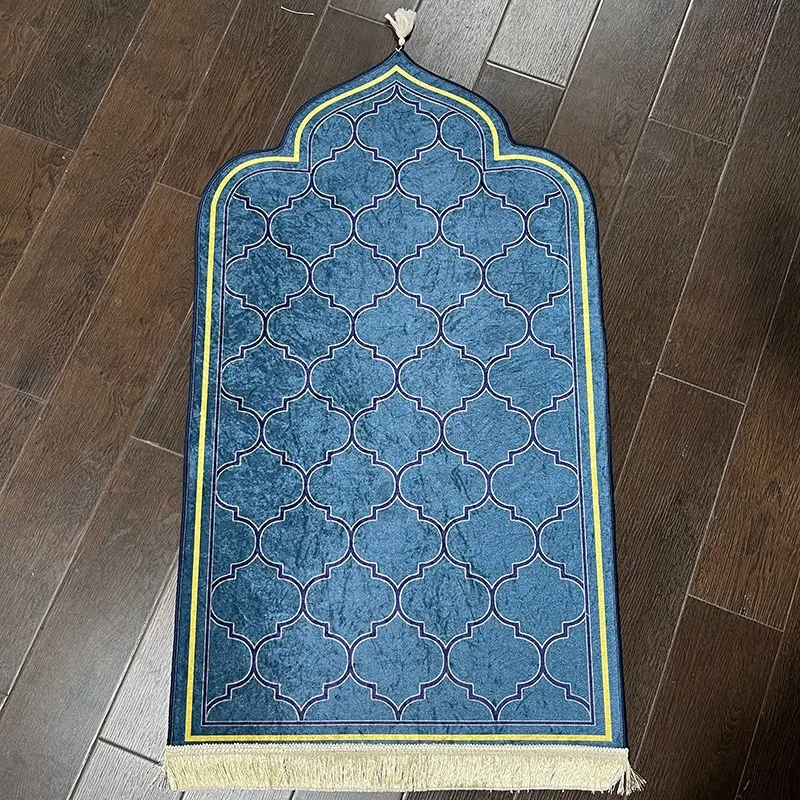Customized High Quality Quilted Sejadah Thick Foam Padded Prayer Mat Muslim Islamic Prayer Rug Mat
