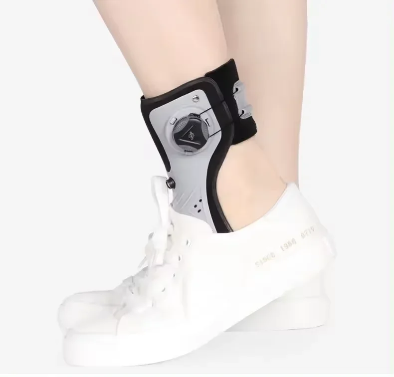 Foot Valgus Varus Protective Ankle Support Brace with Pump Rehabilitation Fixation Corrects and Protects Function
