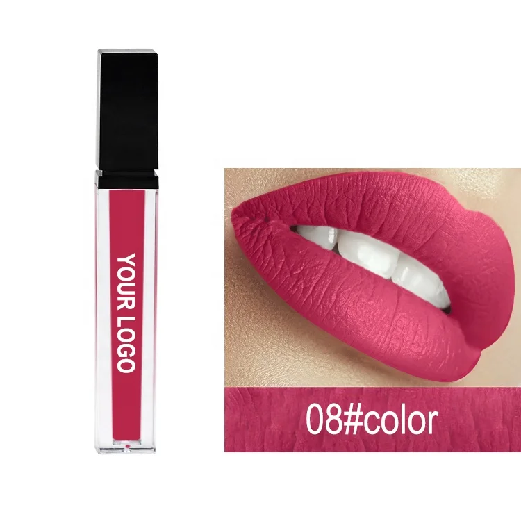 27 Colors No Logo Custom OEM Private Label Waterproof Longlasting Velvet Matte Satin Liquid Lipstick